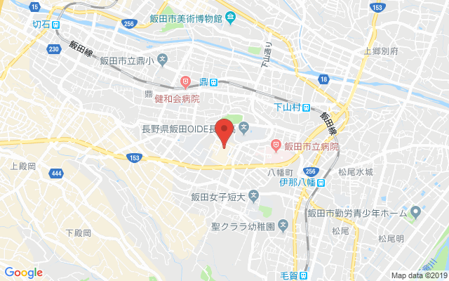 飯田の保険相談窓口のマップ